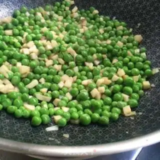 Make Fried peas step 7