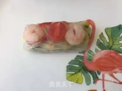 Make Viet Nam Spring Roll step 6