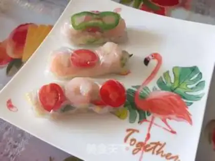 Make Viet Nam Spring Roll step 7