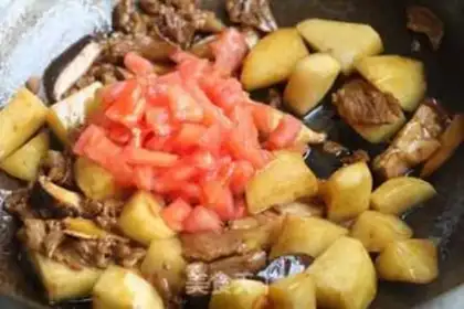 Make Lamb noodles step 4