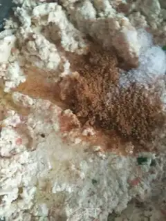 Make Rice steam tofuballs step 2