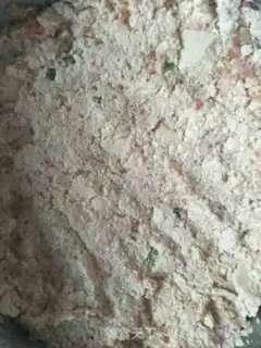 Make Rice steam tofuballs step 3