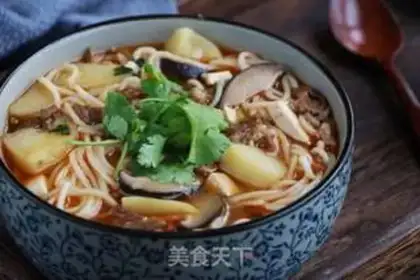 Make Lamb noodles step 6