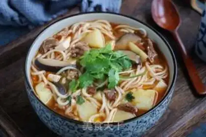 Make Lamb noodles step 8