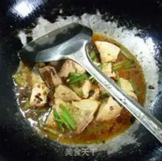 Make Beef sauce, celery, sour chicken step 11