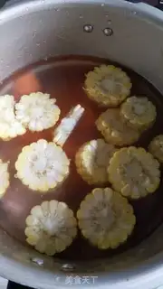 Make Corn carrot steak soup step 3