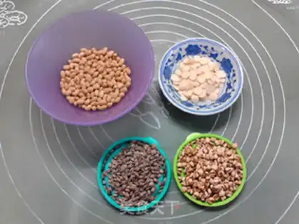 Make Black wheat apricot step 0