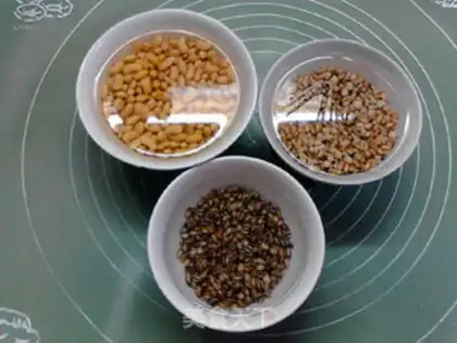 Make Black wheat apricot step 1