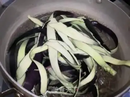 Make Roasted eggplant skin step 2