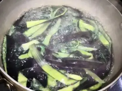 Make Roasted eggplant skin step 3