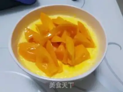 Make Mango pudding step 3