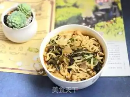 Make Sour beef noodles step 8