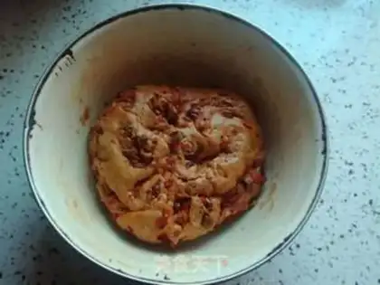 Make Red dates, red sugar buns step 5