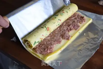 Make Egg roll steam step 8