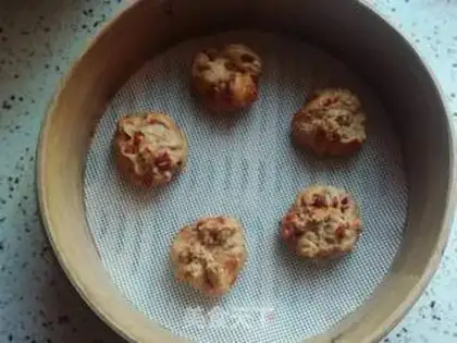Make Red dates, red sugar buns step 8