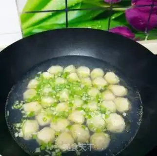 Make Chicken fish meatball soup step 6