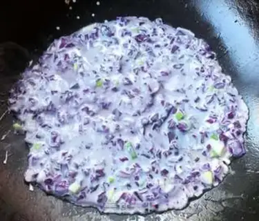 Make Porridge omelet step 6