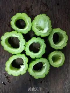 Make Bitter melon step 1
