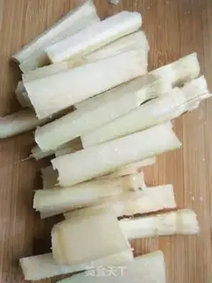 Make Sugar cane pineapple step 1