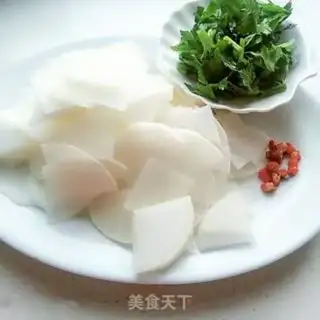Make Sour radish step 1