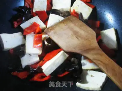 Make ♪ Black-mule red pepper tofu ♪ step 7
