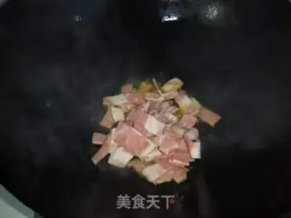 Make Onion bacon abalone mushrooms step 6