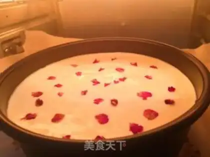 Make Rose yogurt cake step 9