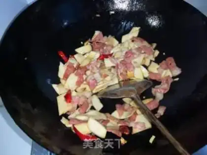Make Onion bacon abalone mushrooms step 10