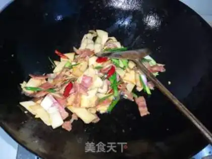 Make Onion bacon abalone mushrooms step 13