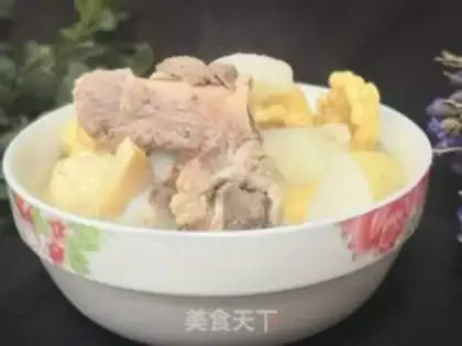 Make Corn and radish bone soup step 7