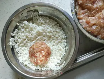 Make Pearl meatballs step 5