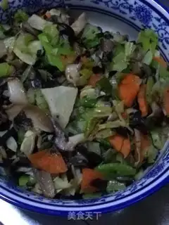 Make Onion mushroom noodles step 6