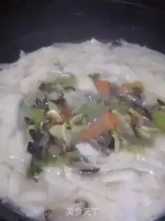 Make Onion mushroom noodles step 9