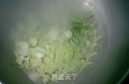 Make Blue tofu soup step 2