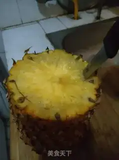 Make Pineapple rice step 4
