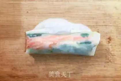 Make Three Spring Rolls step 13