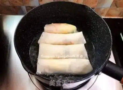Make Three Spring Rolls step 14