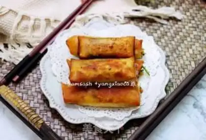 Make Three Spring Rolls step 15