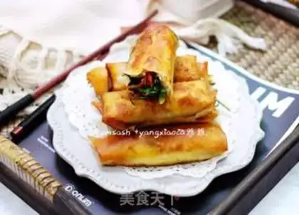 Make Three Spring Rolls step 17