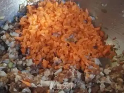 Make Pork abalone carrot bun step 11