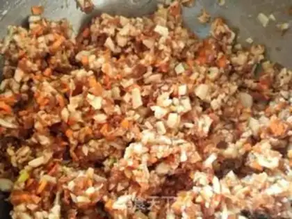Make Pork abalone carrot bun step 13