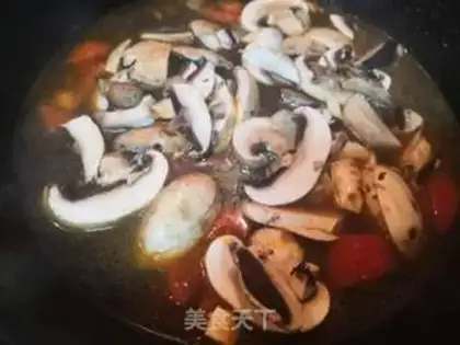 Make Shrooms, fruit soup step 5