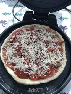 Make Bacon chicken leg pizza step 7