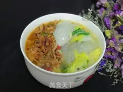 Make The cabbage fan soup step 5