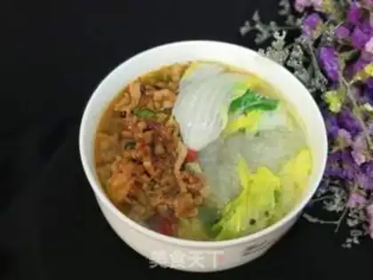 Make The cabbage fan soup step 6