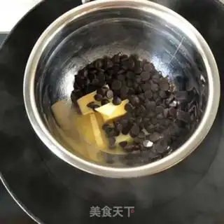 Make Chocolate nut cake step 1