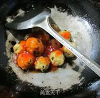 Make Thai sweet spicy tofuballs step 11
