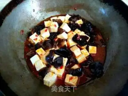 Make Mule cucumber tofu step 8