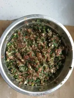 Make A lamb dumpling step 1