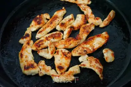 Make Honey chicken chest step 10